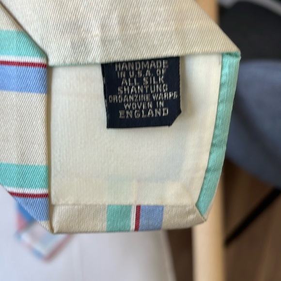 Vintage Striped Silk Ties - Summer Multicolor Set - Picture 3 of 3